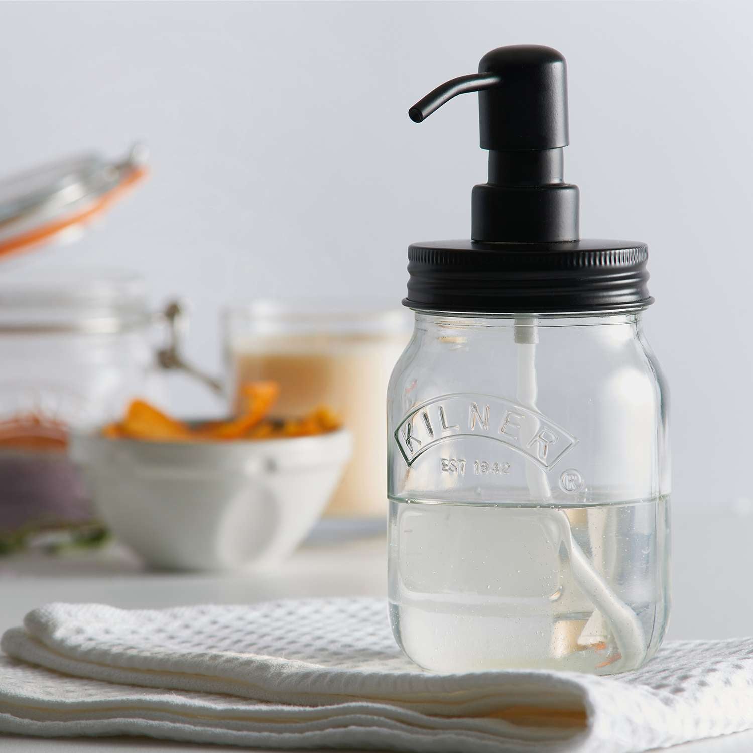 KILNER | Seife- und Lotionspender, 0,5 Liter, SOAP,