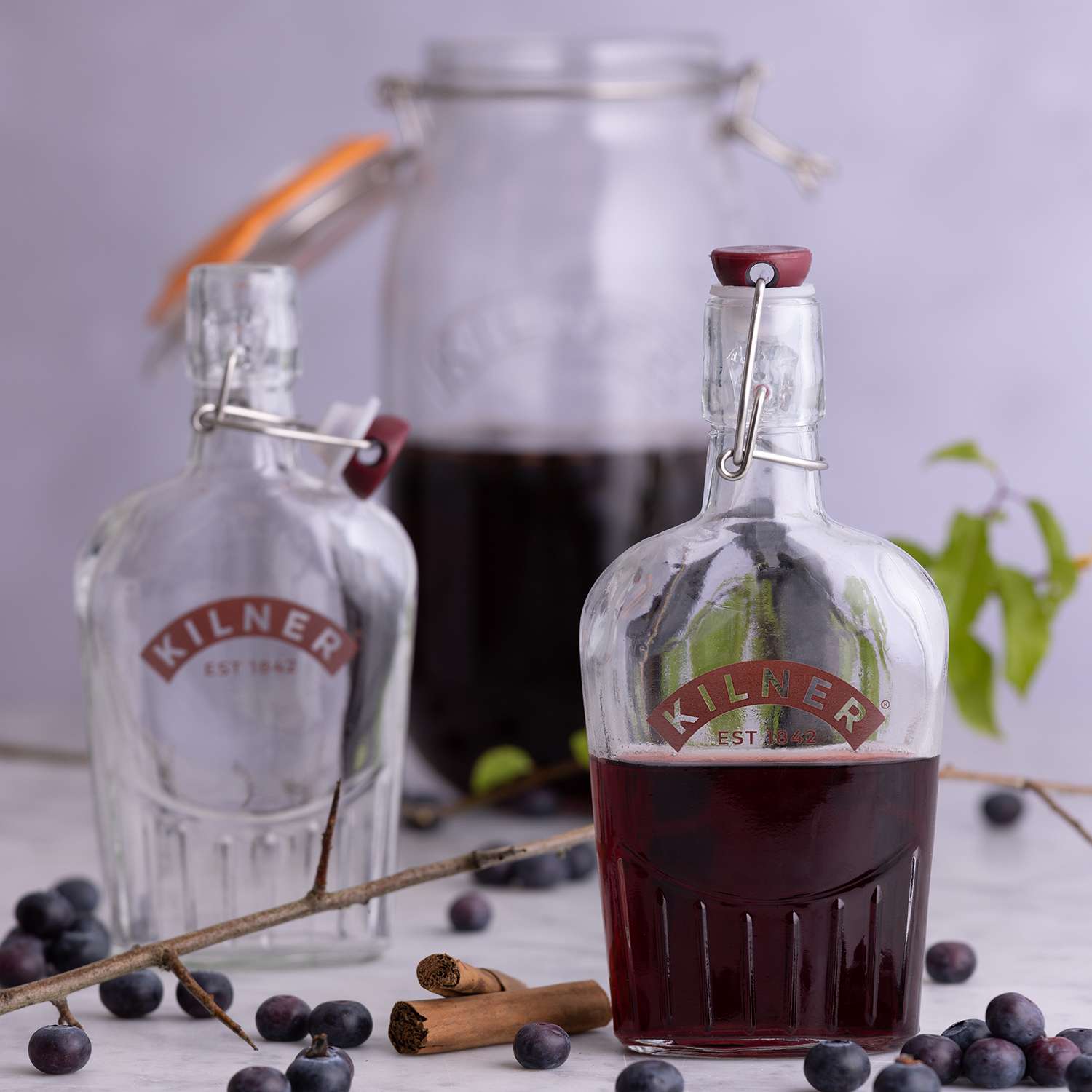 KILNER | Gin-Flasche, GIN, klar, 300 ml
