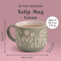 Tasse, Tulpen, salbei, 400 ml