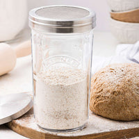 KILNER | Vorratsglas, quadr., klar, silber, 500 ml