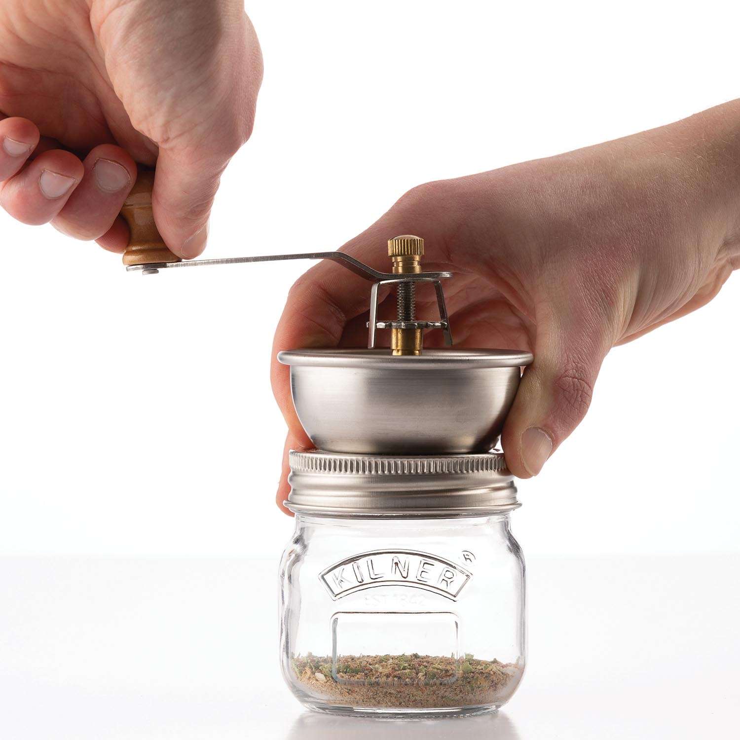 KILNER | Gewürzmühle, SPICES, klar, 250 ml