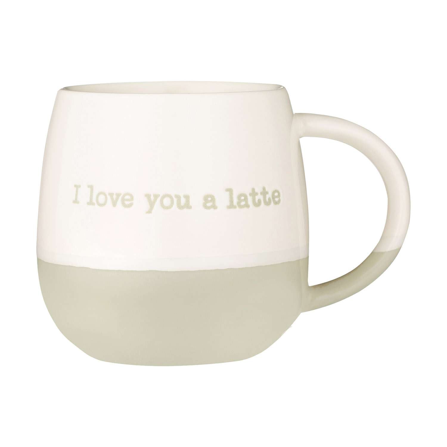 PRICE & KENSINGTON, Tasse, A LATTE", mint, 350 ML
