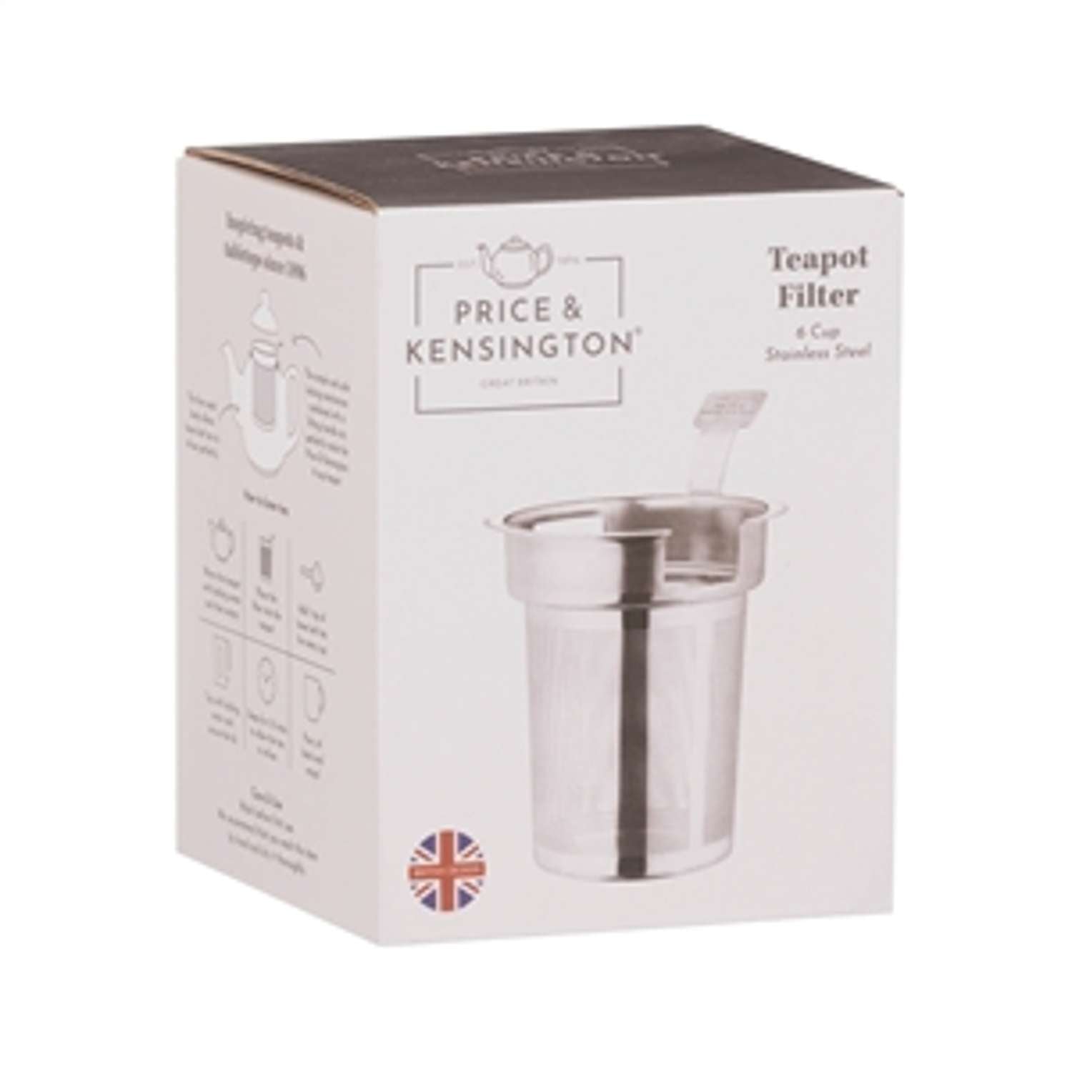 PRICE & KENSINGTON, Tee-Sieb, Edelstahl
