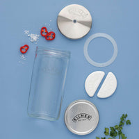 KILNER | Fermentierglas, klein, FERMENTIER, klar, s