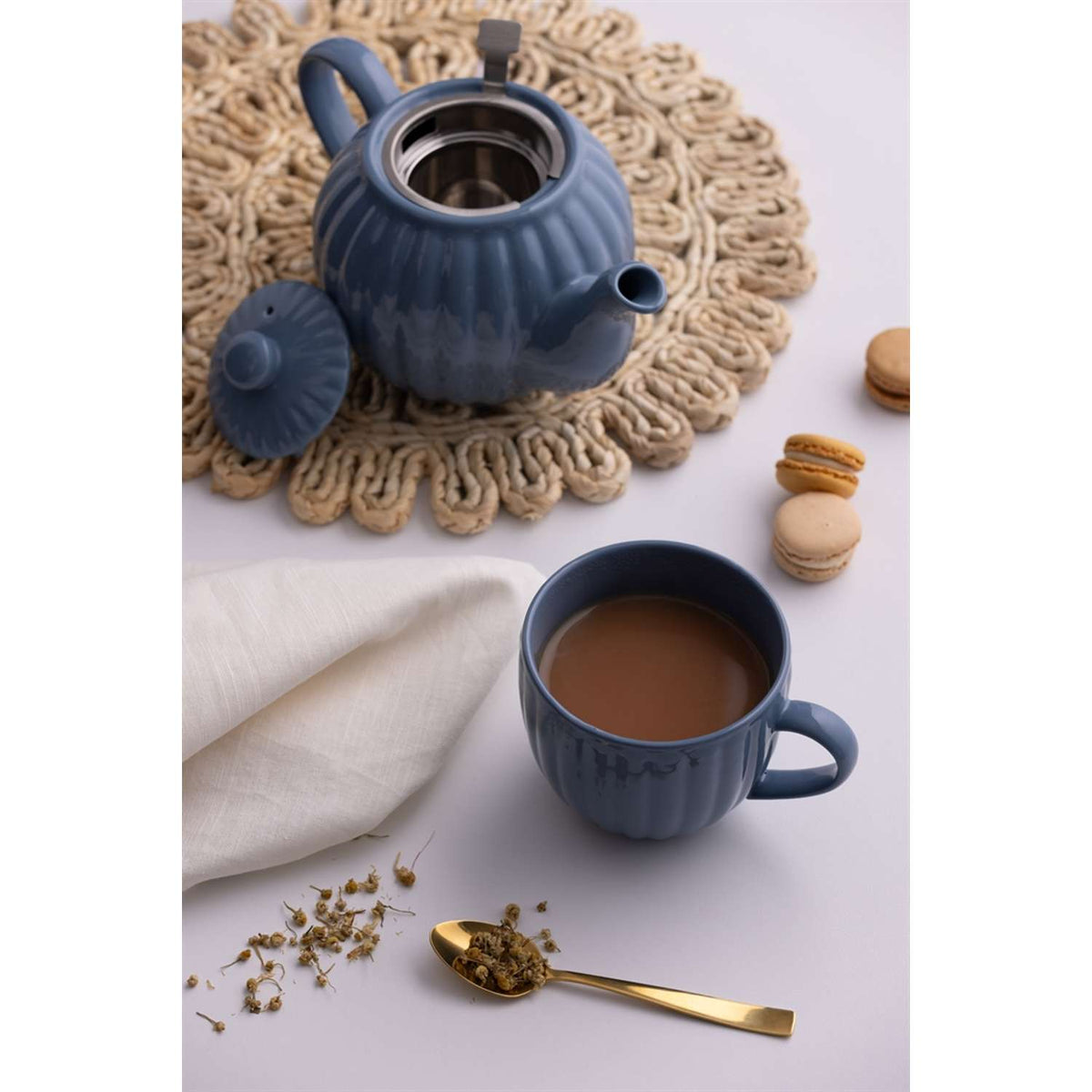 PRICE & KENSINGTON, Tasse, LUXE, blau, 460 ML