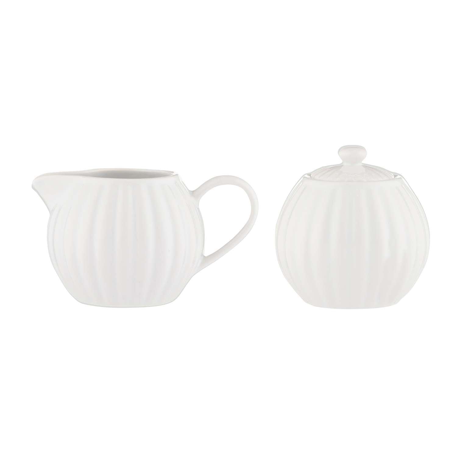 PRICE & KENSINGTON, Milch und Zucker Set, LUXE, weiß