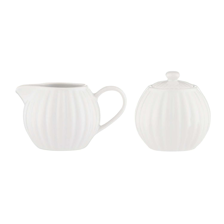PRICE & KENSINGTON, Milch und Zucker Set, LUXE, weiß