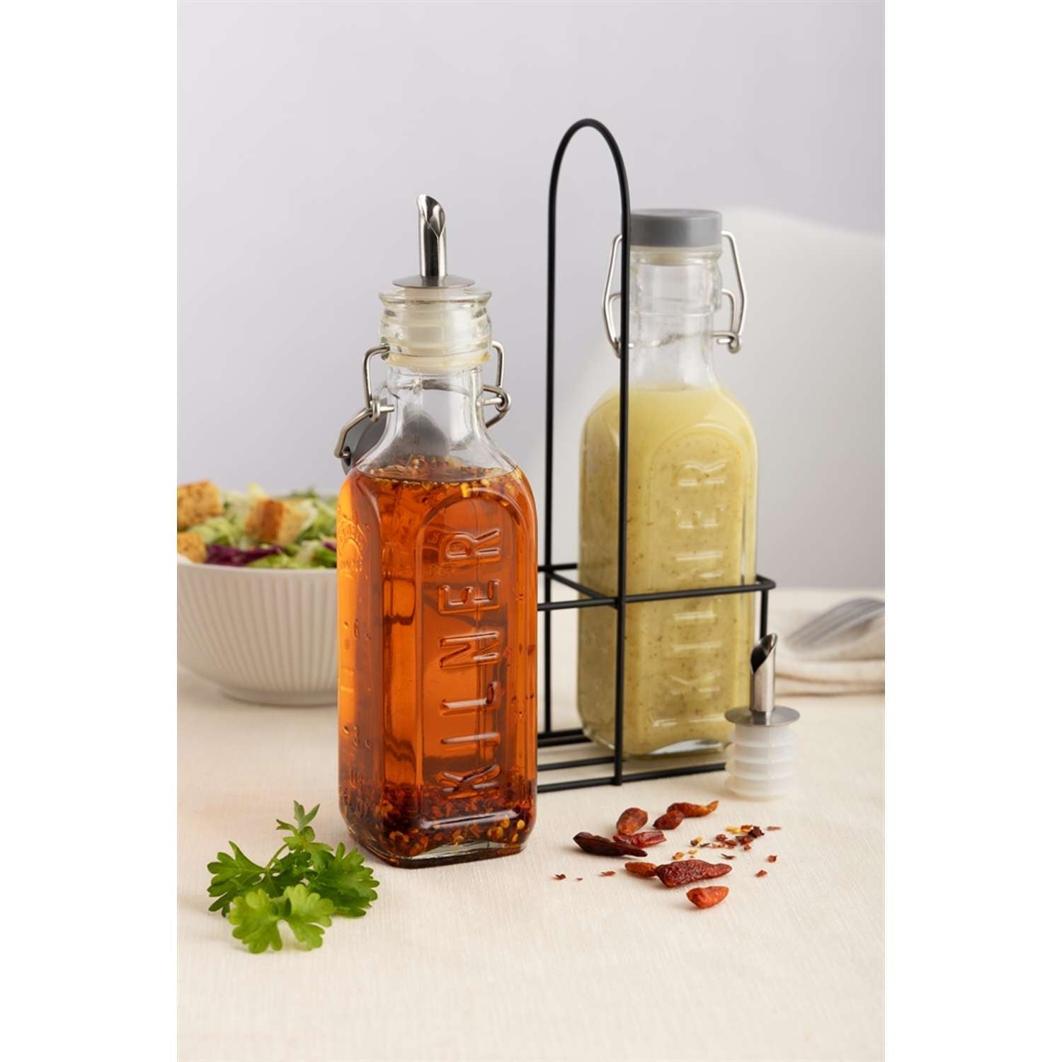 KILNER | ÖL-/Essigflaschen, klar