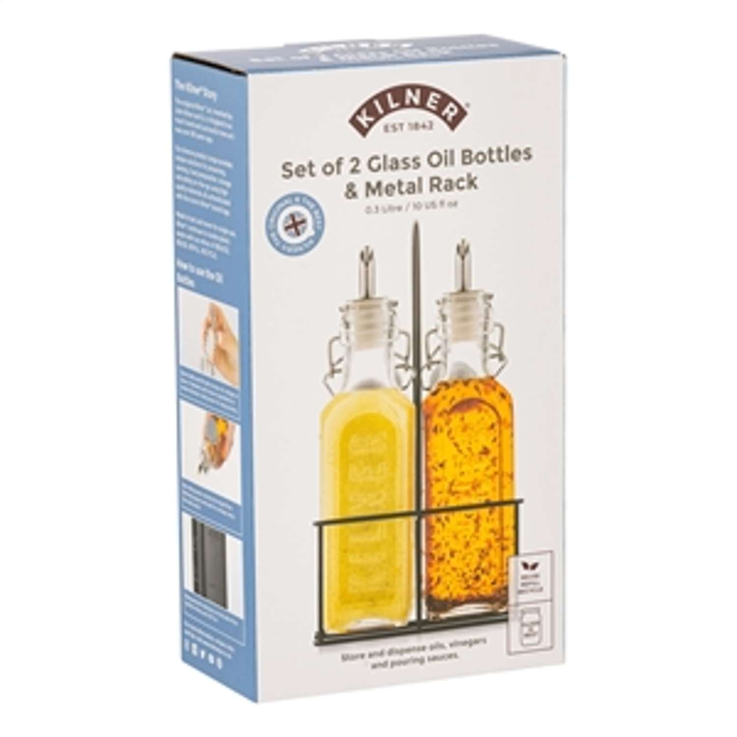 KILNER | ÖL-/Essigflaschen, klar