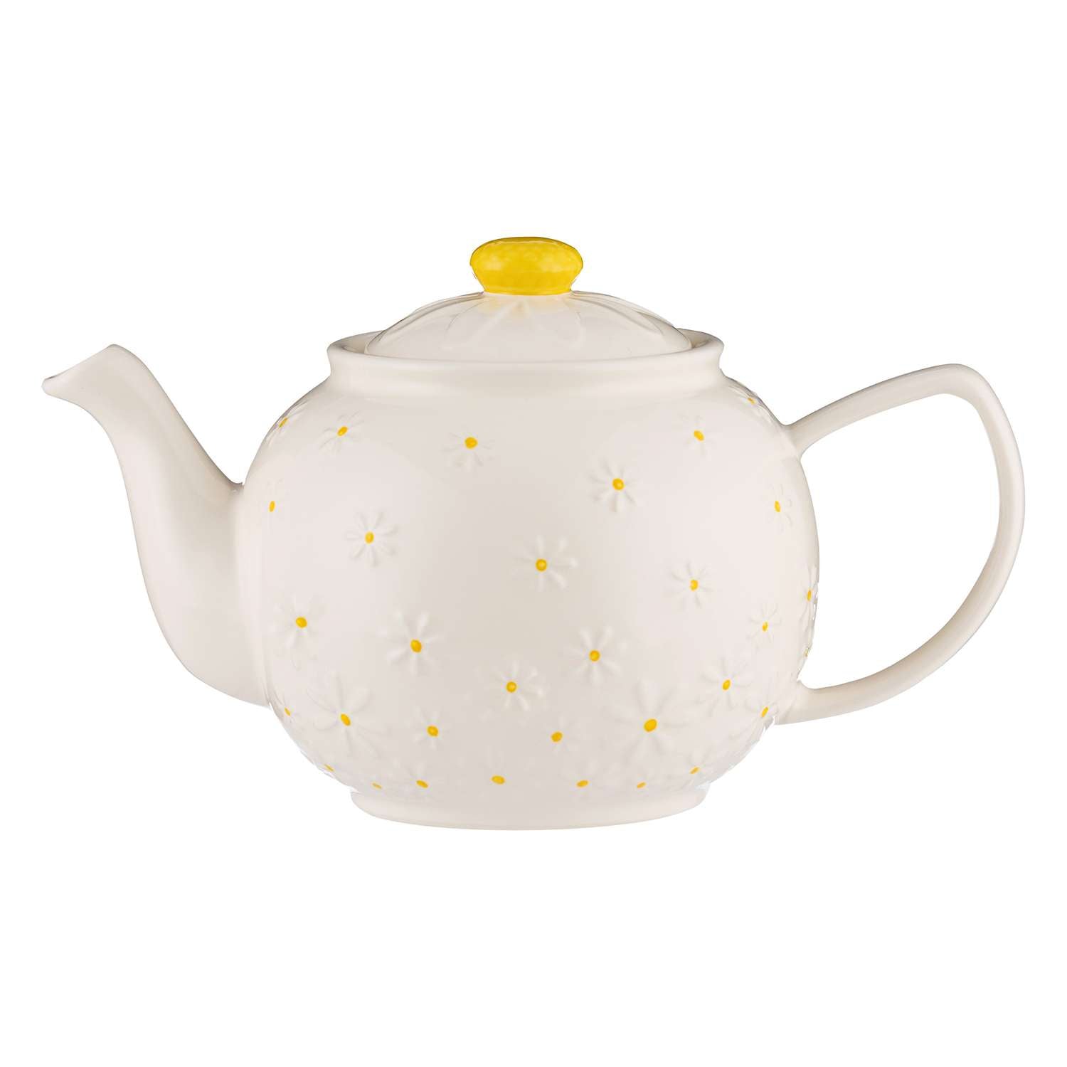PRICE & KENSINGTON, Teekanne, DAISY, weiß, 6 Tasse