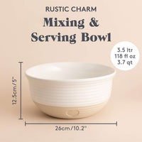 MASON CASH | Rührschüssel, RUSTIC CHARM, beige, 2,7 L