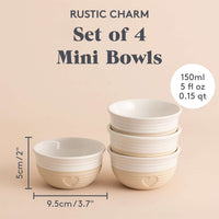 MASON CASH | Schüssel, 4er-Set, RUSTIC CHARM, beige