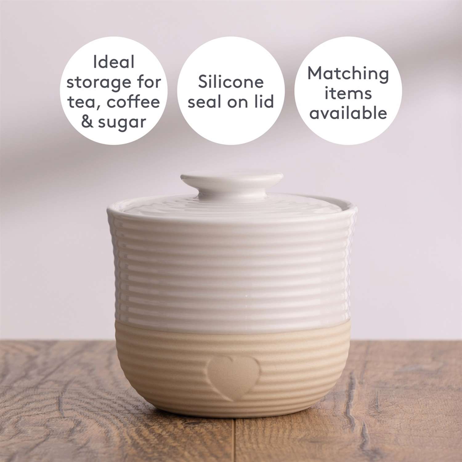 MASON CASH | Vorratsdose, RUSTIC CHARM, beige