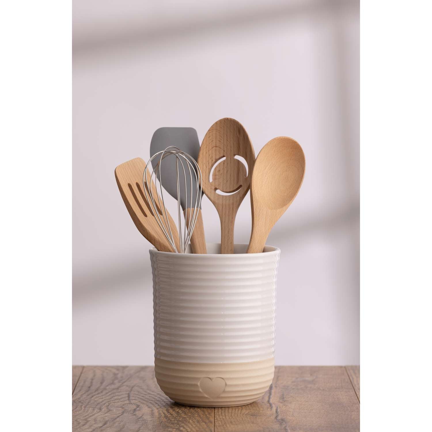 MASON CASH | Utensilienbehälter, RUSTIC CHARM, beig