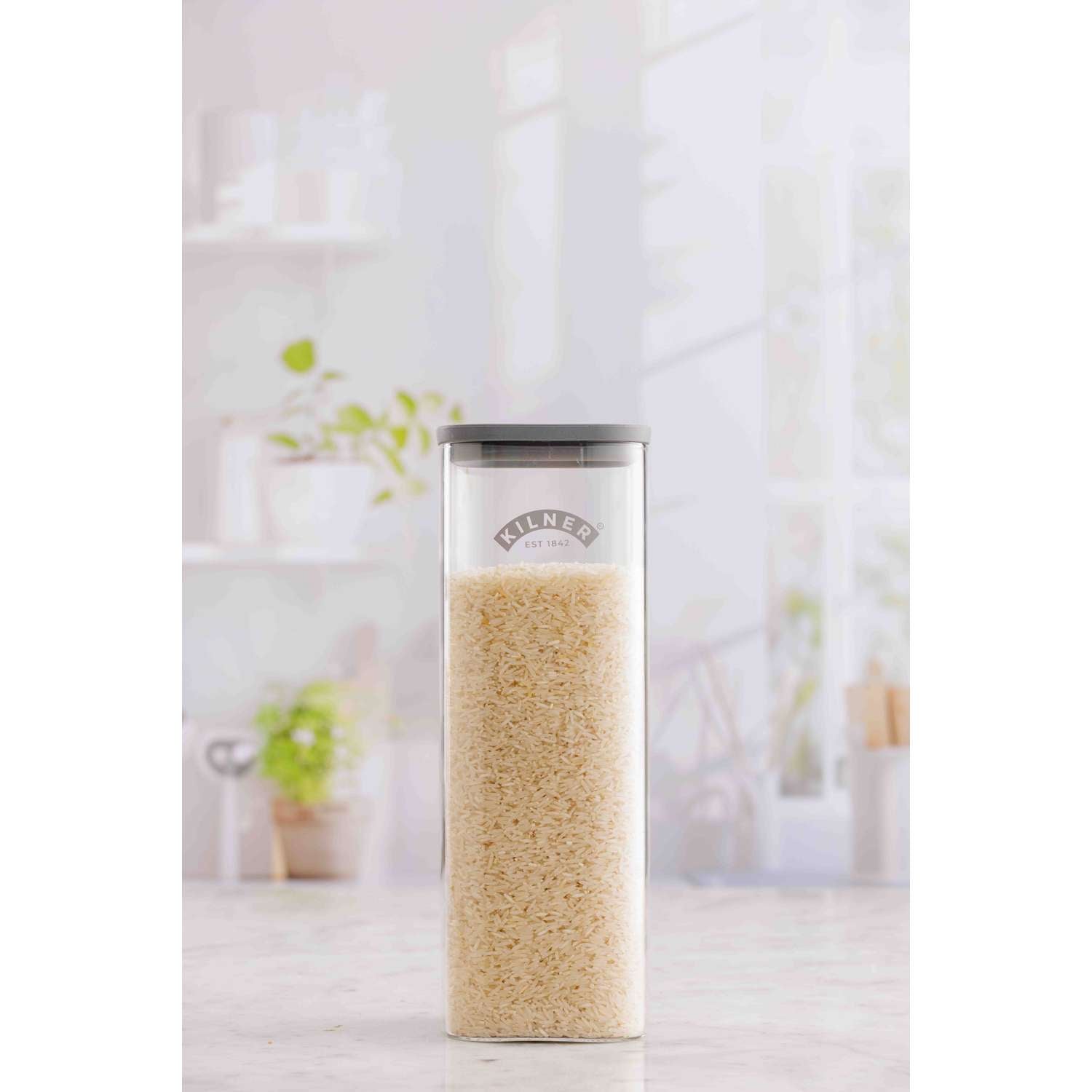 KILNER | Vorratsglas, QUADRATISCH, klar
