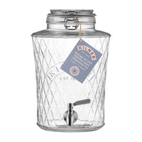 KILNER | Getränkespender, DIAMOND, klar, S