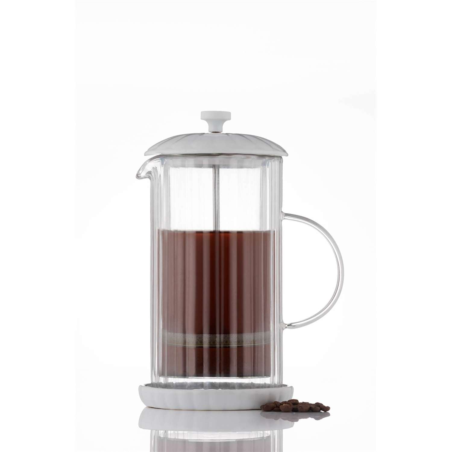PRICE & KENSINGTON, FRENCH PRESS, LUXE, weiß