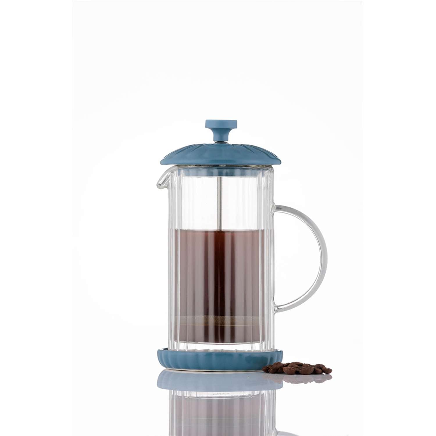 PRICE & KENSINGTON, Frenchpress, taubenblau, 350 m