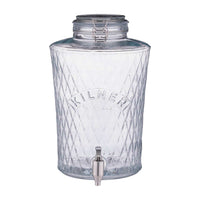 KILNER | Getränkespender, DIAMOND, klar, S