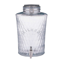 KILNER | Getränkespender, DIAMOND, klar, S