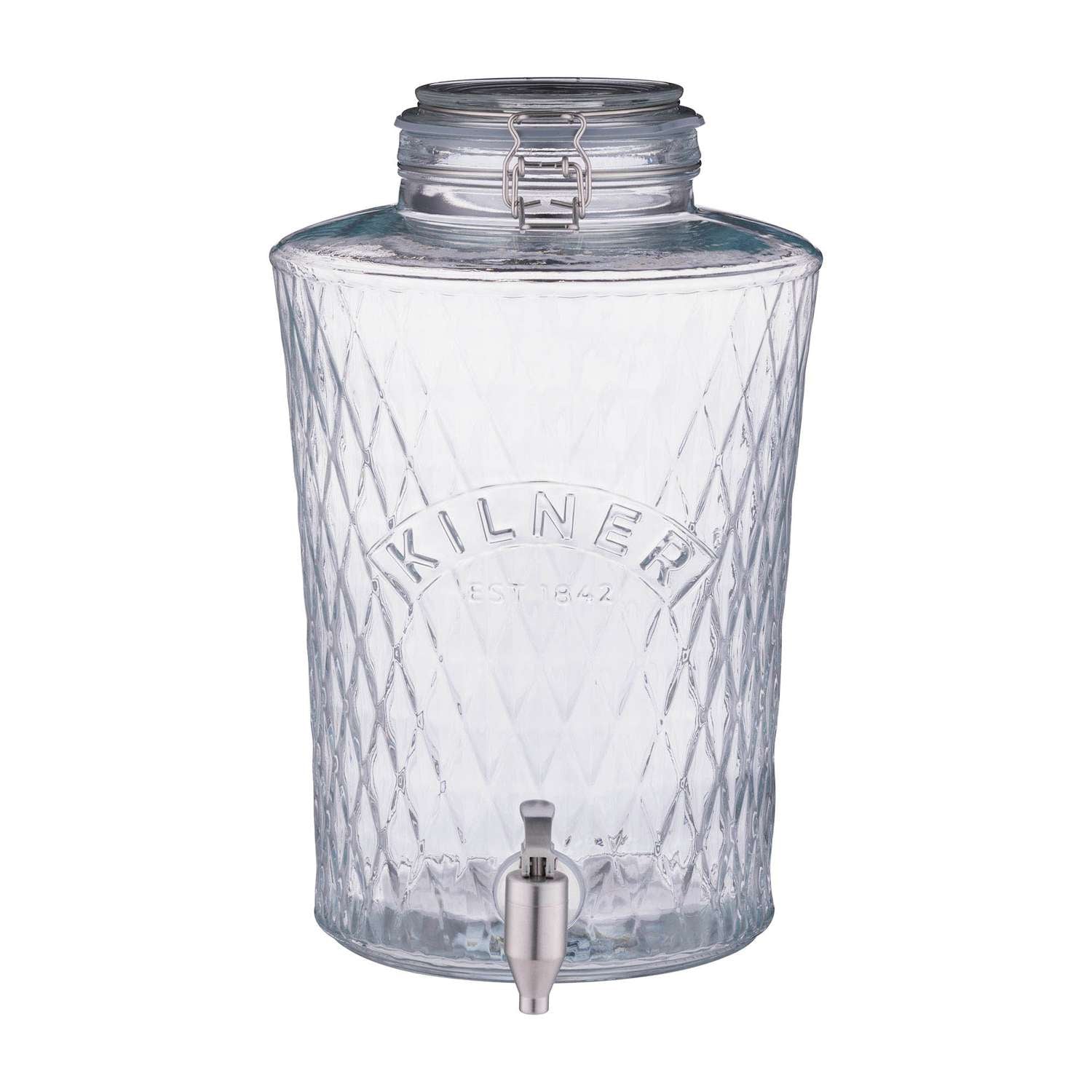 KILNER | Getränkespender, DIAMOND, klar, S