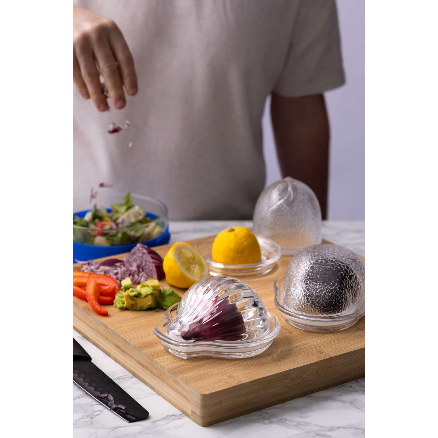 KILNER | Frischhaltebehälter, ONION Keeper, klar