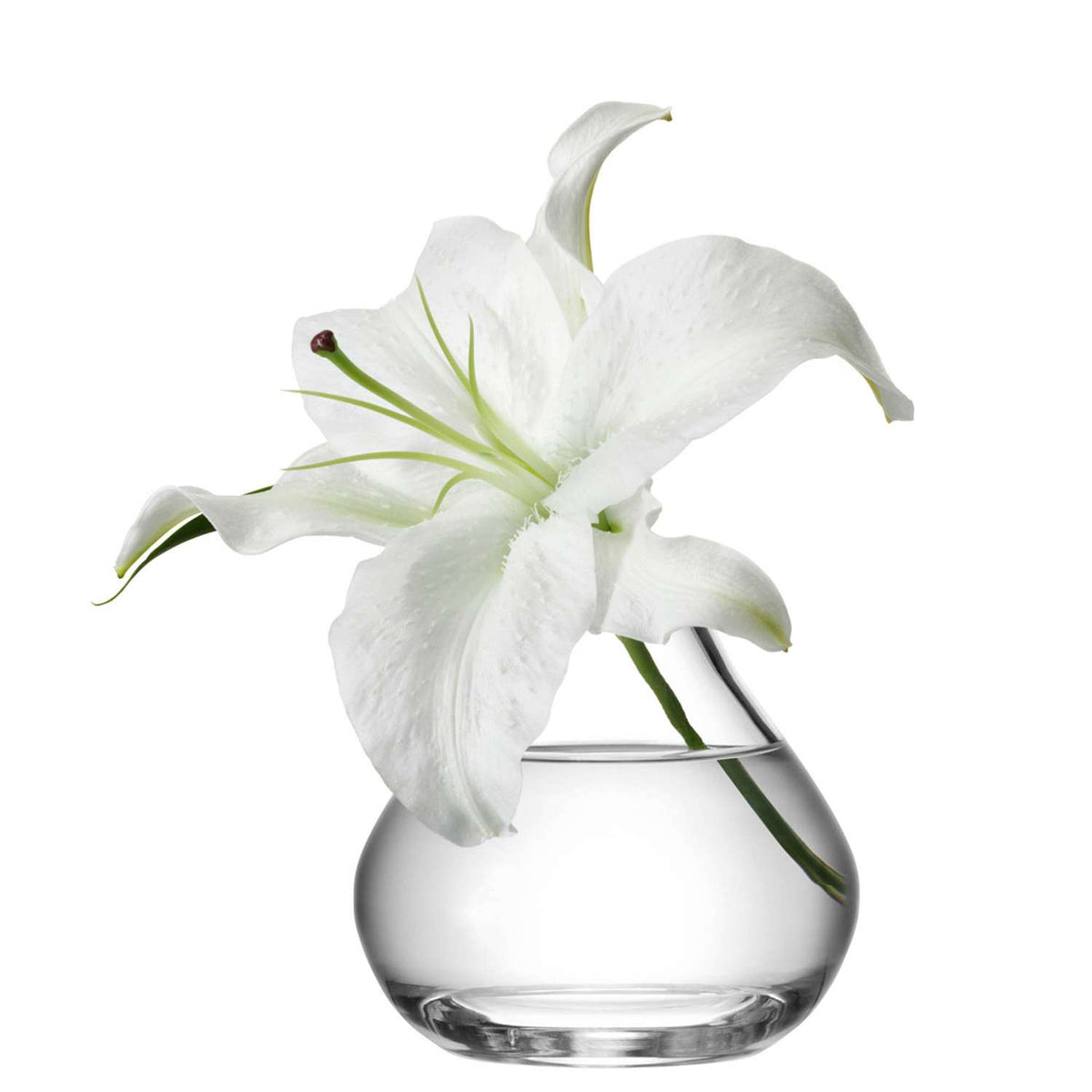 LSA | Vase FLOWER, clear, H11cm