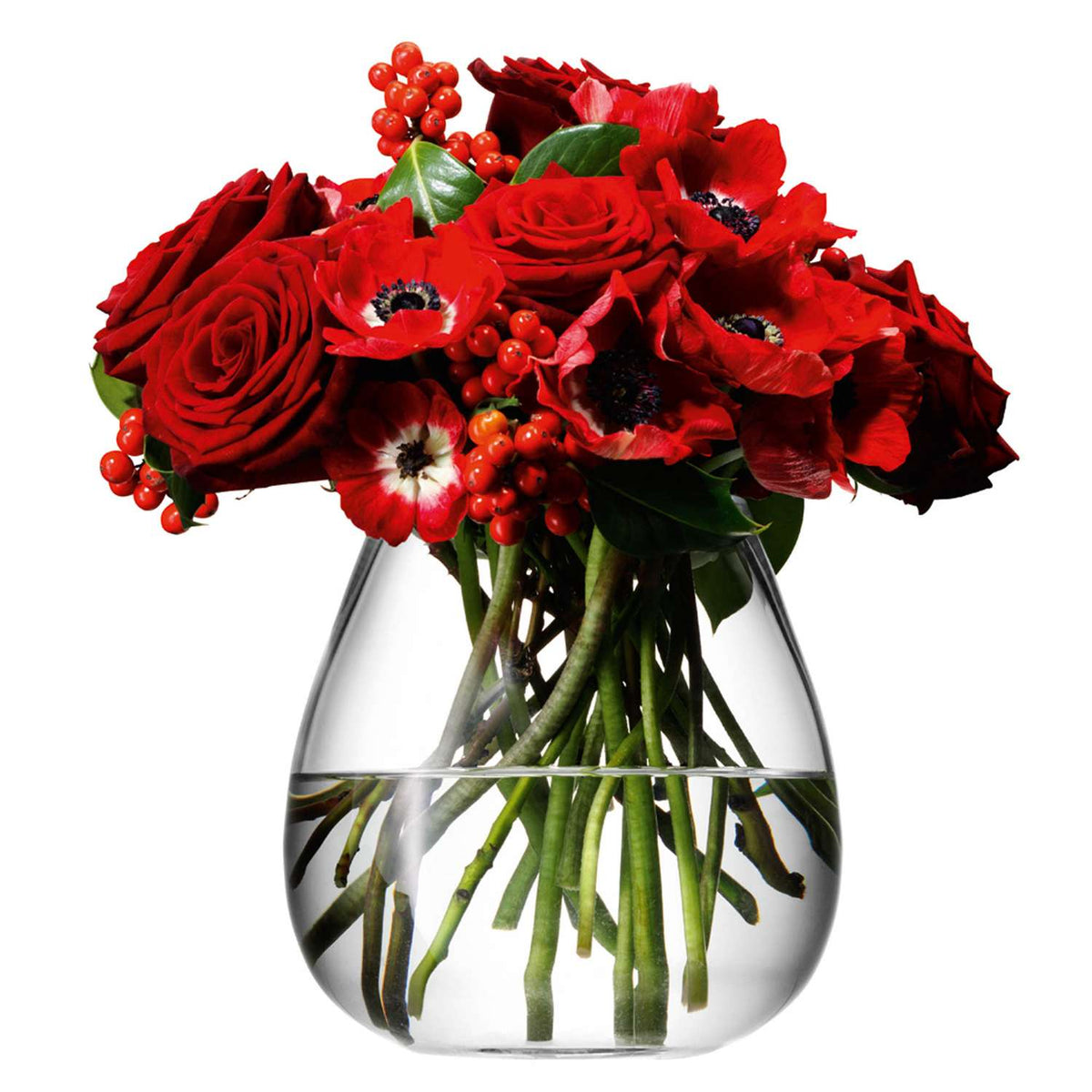 LSA | Vase FLOWER, clear, H17cm