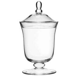 LSA | SERVE storage jar, clear, H25cm