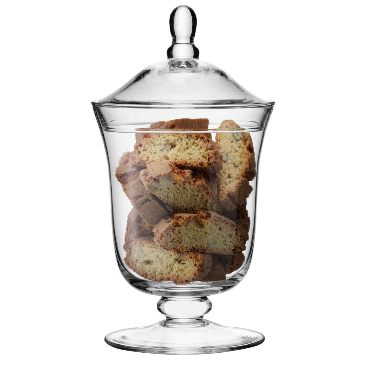 LSA | SERVE storage jar, clear, H25cm