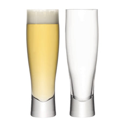 LSA | Beer glass BAR, clear, 550ml, set of 2