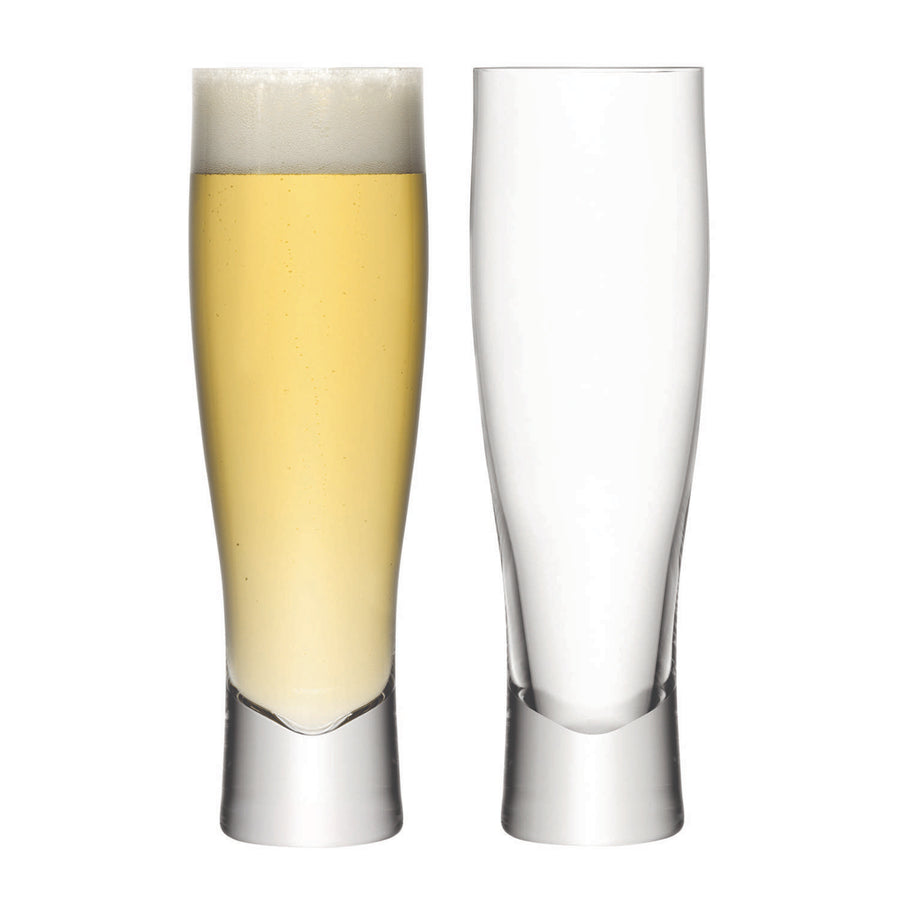 LSA | Beer glass BAR, clear, 550ml, set of 2