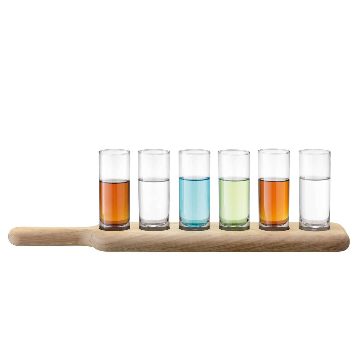 LSA | Vodka Set PADDLE, multicoloured, L40cm