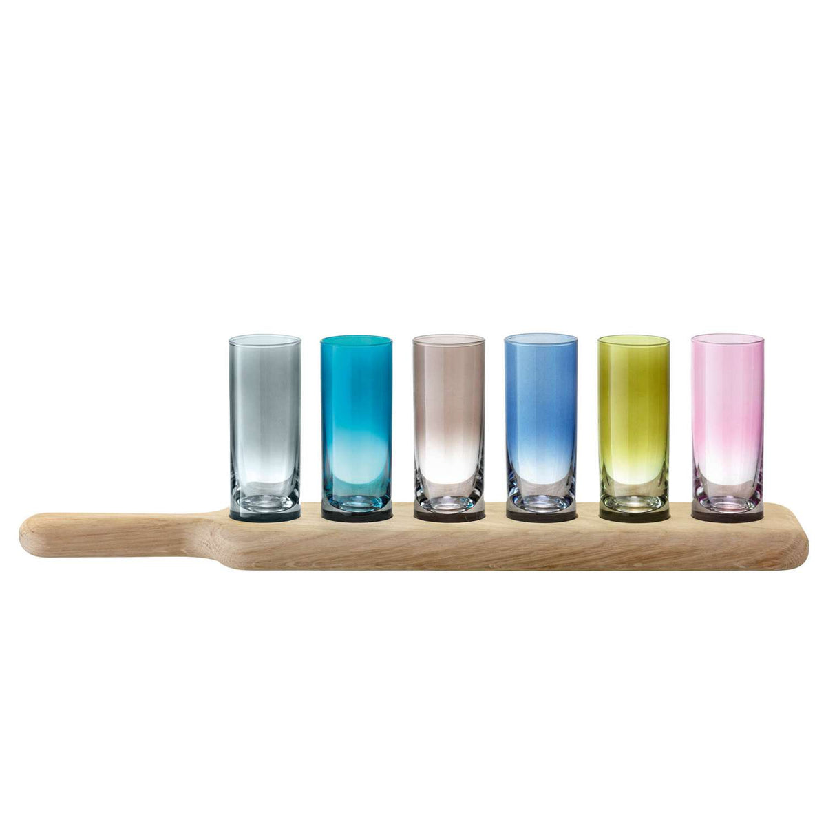 LSA | Vodka Set PADDLE, multicoloured, L40cm