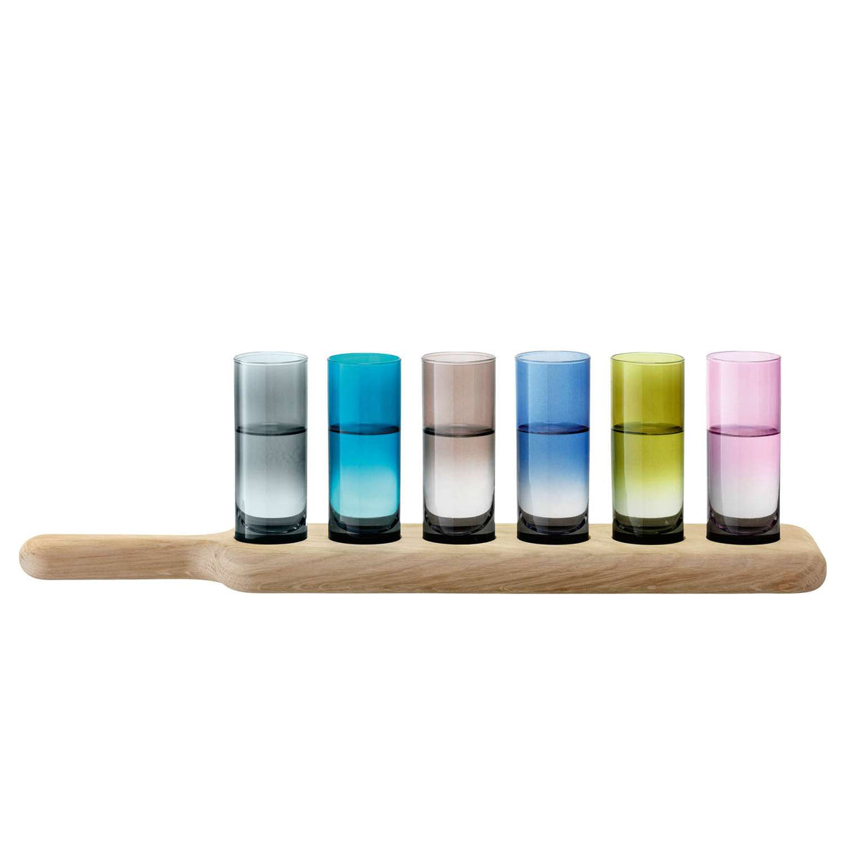 LSA | Vodka Set PADDLE, multicoloured, L40cm