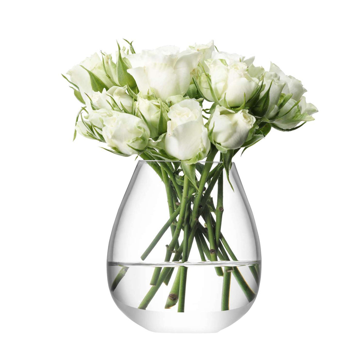 LSA | Vase FLOWER, klar, H9.5cm