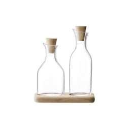 LSA | Vinegar & oil set SERVE, clear, L15cm
