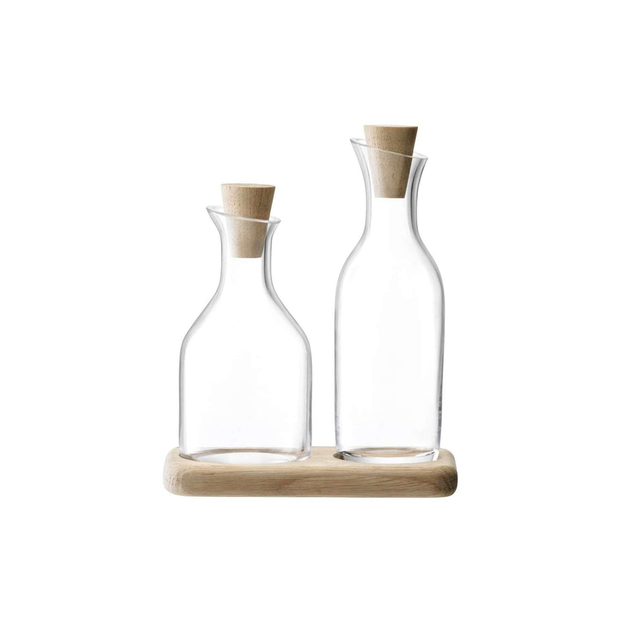 LSA | Vinegar & oil set SERVE, clear, L15cm