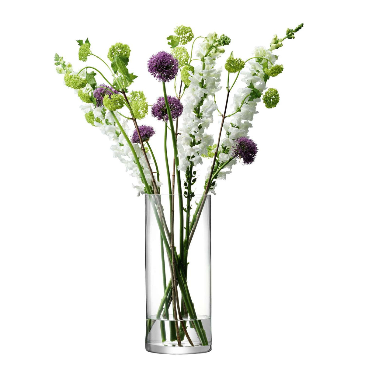 LSA | Vase COLUMN, clear, Ø18cm