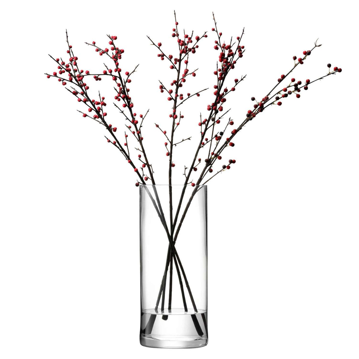 LSA | Vase COLUMN, clear, Ø18cm