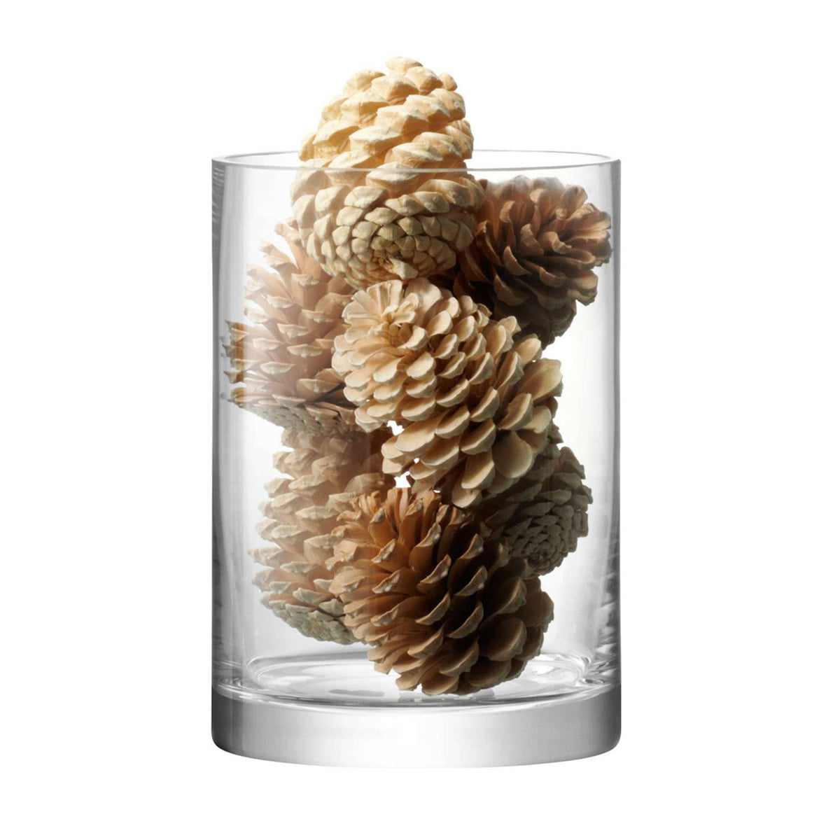 LSA | Vase COLUMN, clear, Ø17cm