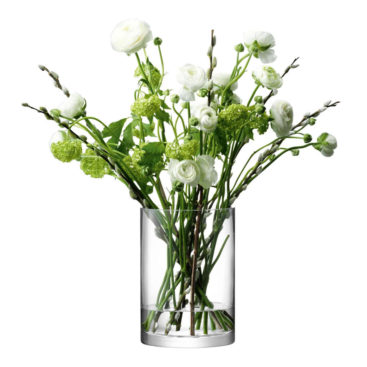 LSA | Vase COLUMN, clear, Ø17cm