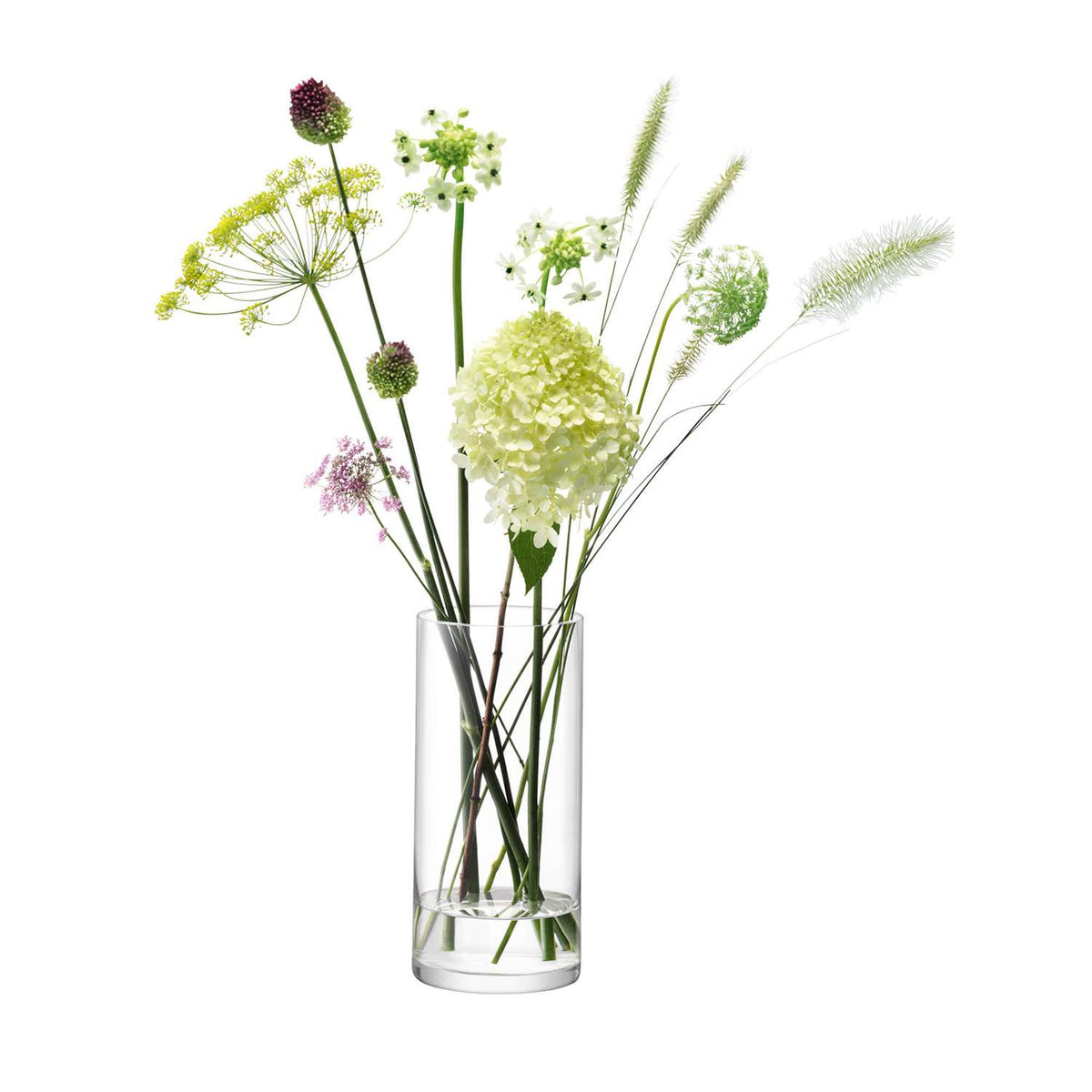 LSA | Vase COLUMN, clear, Ø13cm