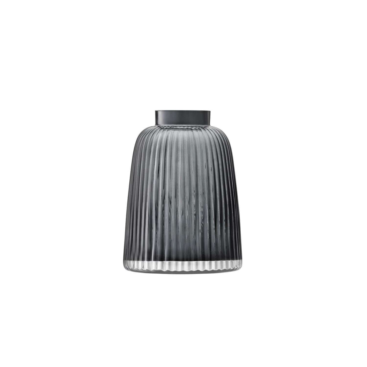 LSA | PLEAT vase, grey, H26cm