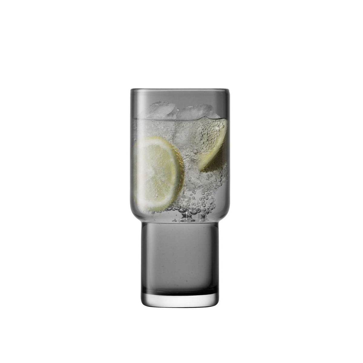 LSA | Long drink glasses, UTILITY, gray, 390 ML, set of 2