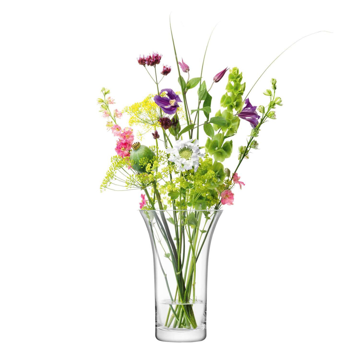 LSA | Vase FLOWER, klar, H26cm