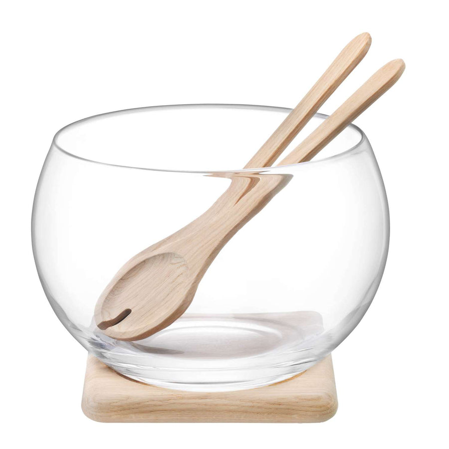 LSA | Glass bowl SERVE, clear, Ø27cm