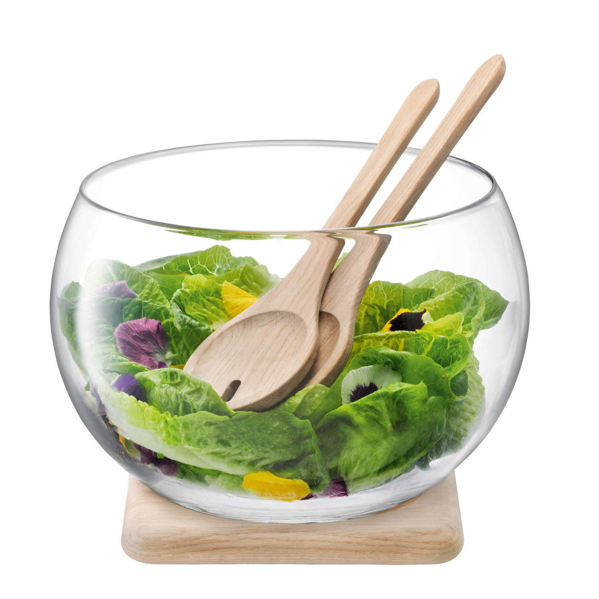 LSA | Glass bowl SERVE, clear, Ø27cm