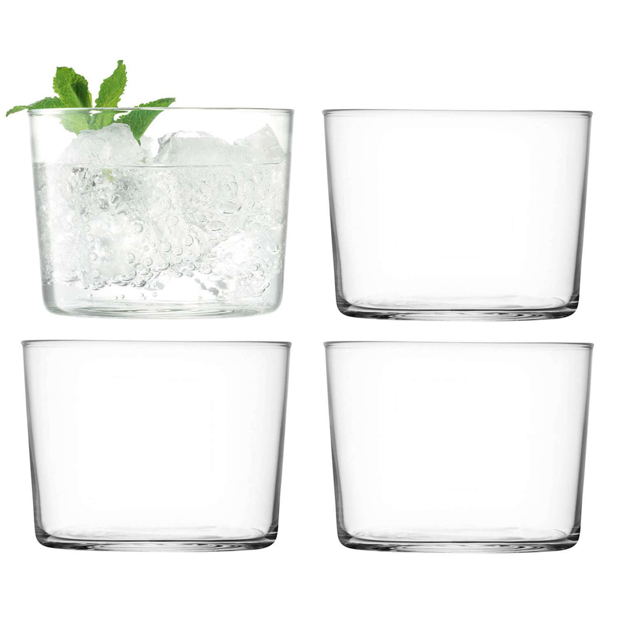 LSA | Tumbler GIO, klar, 220ml, 4er Set