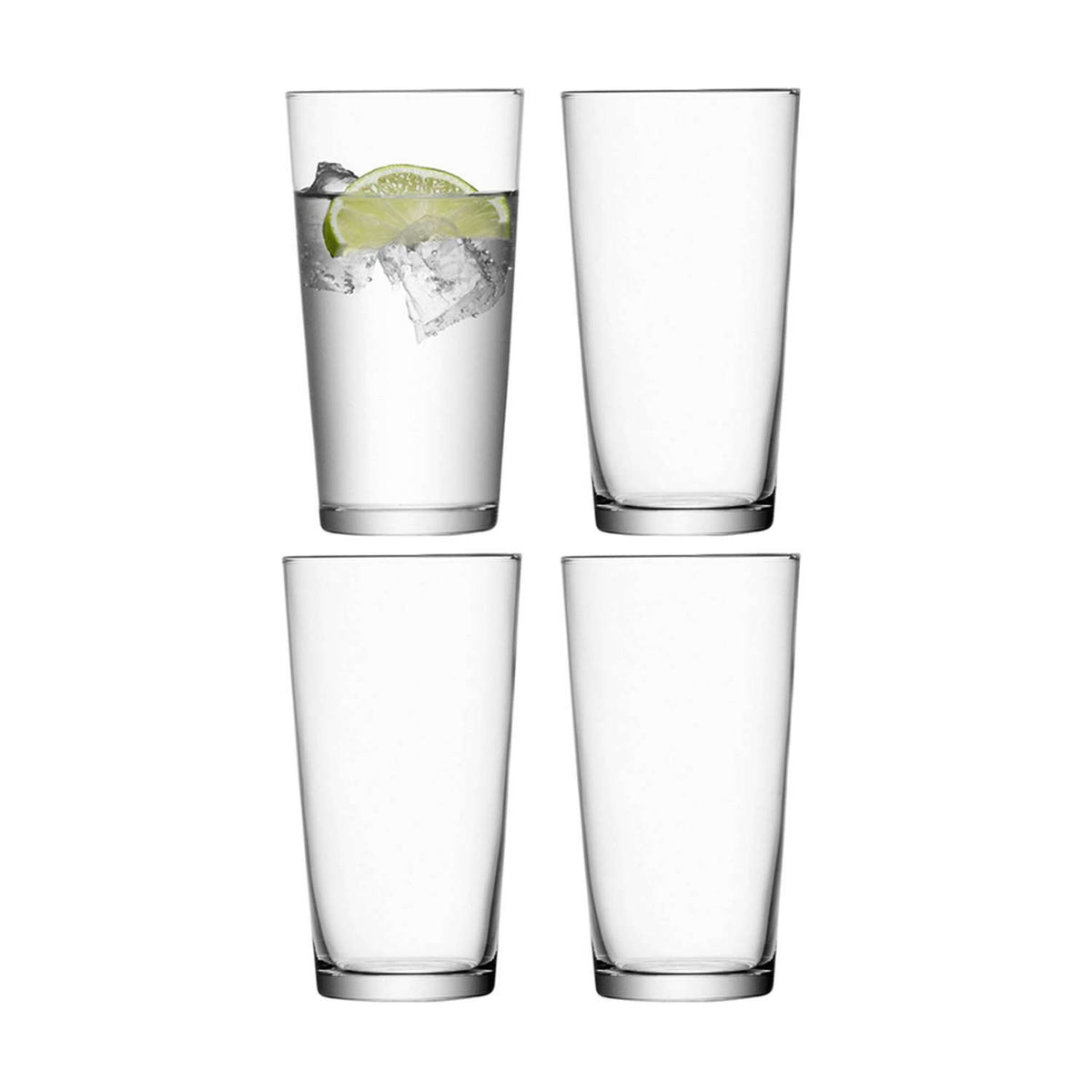 LSA | Saftglas GIO, klar, 320ml, 4er Set
